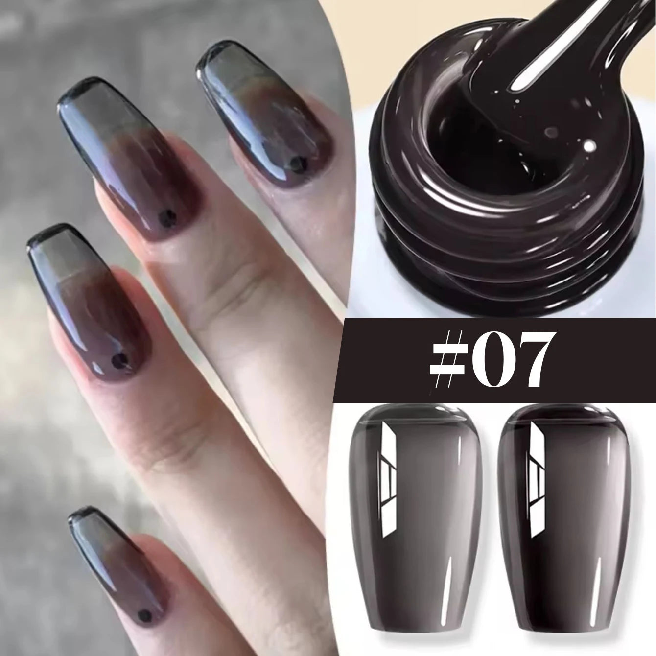 10ML 1-24PCS Milk White Jelly Gel Nail Polish Nail Art 2025 New Popular Nail Supplies UV LED Light Nails Autumn Nails