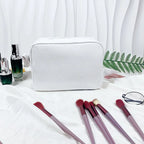 New Waffle Cosmetic Bag, Personalized Monogrammed Toiletry Bag, Embroidered Make Up Bag,Bridesmaid Makeup Bag, Wedding Gifts