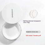 Uodo Loose Powder Makeup Oil Control Dry Skin Long-lasting Setting Foundation Glitter Flagship Genuine Goods Udo