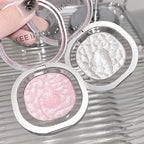LEEINTO color-glowing high-gloss powder pearlescent powder brightens up the make-up eye shadow disc