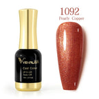 Venalisa 12ml Platinum Gel Nail Polish Super Shiny Effect Nail Gel Perfect Soak off UV&LED Nail Color Foil Chrome Gel Polish
