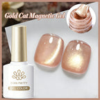 BORN PRETTY 10ml Silver Water Light Cat Magnetic Gel Nail Polish Nail Supplies Vernis Semi Permanent Gel for Fall Winter Nails