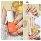No-bake Nail Polish Nail Art Tearable Quick Dry Normal Without Lamp Nail Polish Glitter Sequins UV Varnish Nails Tools
