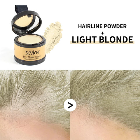 Sevich Hair Line Powder 4g Black Root Cover Up Natural Instant Waterproof Hairline Shadow Powder Hair Concealer Coverage 13color