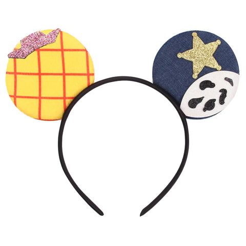 Boys Disney Mouse Ears Headbands Mickey Mouse Hairband With No Bow Party Festival Cosplay Christmas Birthdays Hair Accessories