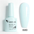 Venalisa HEMA TPO FREE 7.5ml Gel Polish Nail French Pink Jelly Nude Collection Nail Gel Polish Glitter Gorgeous Soak Off UV LED