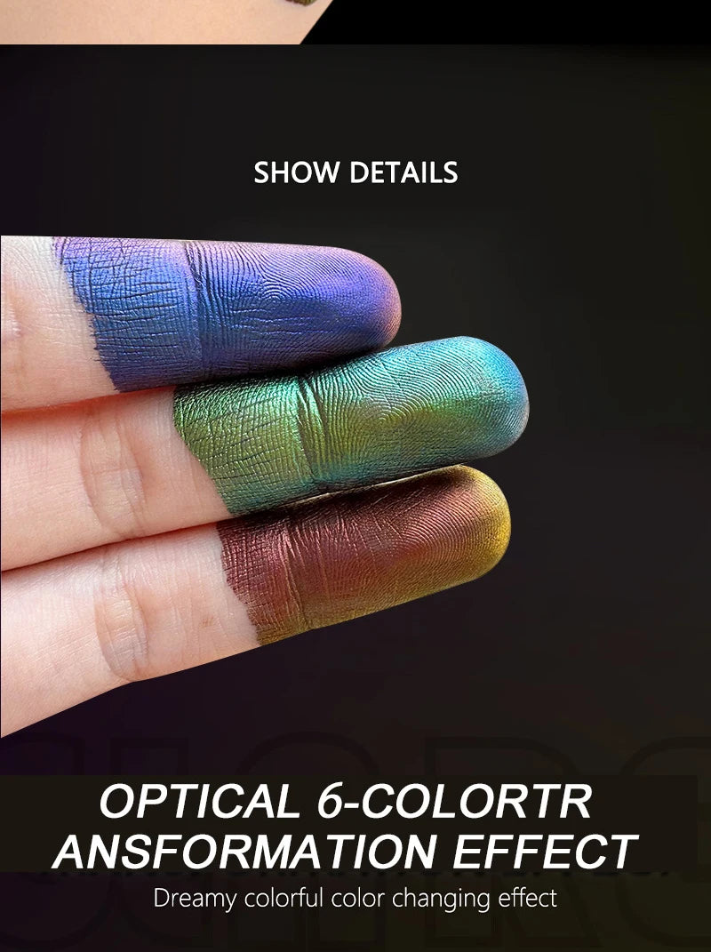 Chameleon EyeshadowsDiamond Glitter Liquid Eyeshadow StickHighly Pigmented Metallic Shimmering Long Lasting Shine All Makeup