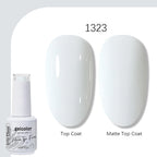 Arte Clavo Solid Color Gel Nail Polish 15ml Soak Off UV LED Gel Semi-Permanent Glitter Polish For Manicure Nail Art Salon Gel