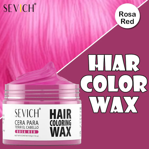 13 Color Hair Colour Wax DIY Hairs Dyed Mud Easy To Wash Long Lasting Dye for Eyebrow Beard Coloring Temporary Hair Colour Cream