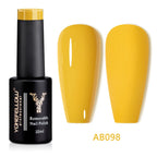 YOKEFELLOW 10ml Jelly Nude Gel Nail Polish High Quality Translucent Pink Nail Gel Varnish Soak Off UV Gel Polish Long Lasting