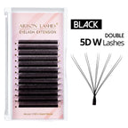 ARISON 3D/4D/5D/6D W-Shape Eyelashes Extension Premade Volume Fans YY-shape Lashes Faux Mink Soft Easy Faning Natural Lash
