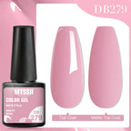 7ml Champagne Gold Sliver Reflective Nail Gel Polish Sparkling Shining Glitter Pink Red Nail Supplies Semi Permanent Gel Varnish