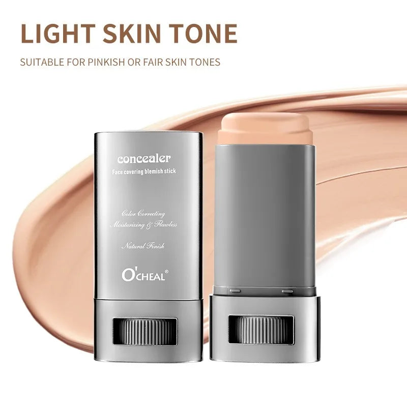 Matte Foundation Cream Stick Waterproof Lasting Oil-control Cover Acne Base Smooth Makeup Moisturize Brighten Concealer Lip Base