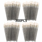 100/300PCS Crystal Lip Brush Lipstick Gloss Applicator Wands Wholesale For Eyelashes Extension Tool Kits Makeup Accessories