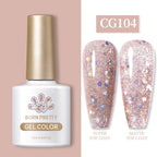 BORN PRETTY 10ml Gel Nail Polish Gel 130 Colors Semi Permanent Solid Nail Gel Varnish Soak Off UV Gel for Base Top Coat