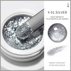 Silver/Gold Metal Gel Metallic Nail Polish Chrome 3D Metal Painted Gel Polish 5ml Liquid Mirror Effect Glossy Shine Manicure