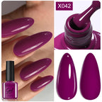 LILYCUTE 7ml Metallic Gel Nail Polish Red Chrome Effect Soak Off UV Gel Varnish Semi Permanent Nail Art Manicure Base Top Coat