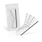 Disposable 25pcs/Pack Eyebrow Ruler Sticker Self-adhesive Eyebrow Tattoo Position Guide Permanent Makeup Mapping Stencils Tool