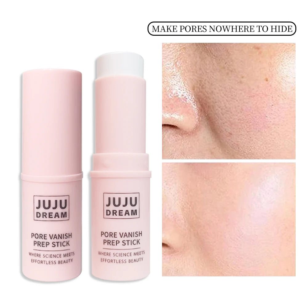 JUJU DREAM Pore Vanish Prep Stick - Pore Minimizing Primer Stick, Oil Control Face Base for Smooth Makeup