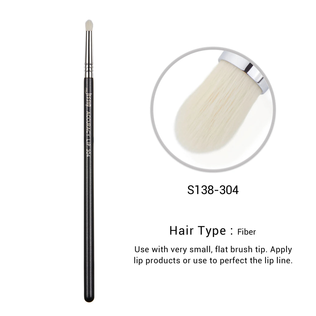Jessup Lip Brush Professional Lip Makeup Brushes for Lipstick Streak-Free Application,Small Tongue Shape Contour Define Lips