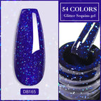 7ml Champagne Gold Sliver Reflective Nail Gel Polish Sparkling Shining Glitter Pink Red Nail Supplies Semi Permanent Gel Varnish