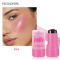 Rouge Jelly Eye Lipstick Blush Stick 3-in-1 Makeup Lip Gloss Cheek Moisturizing Natural Lasting Contour Stick Cosmetics