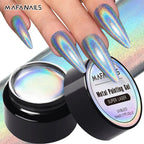 Metallic Painting Gel Chrome Gold Silver Mirror Effect Nail Polish Super Bright Drawing Line French Nail Varnish 5/6/8/10/15ml