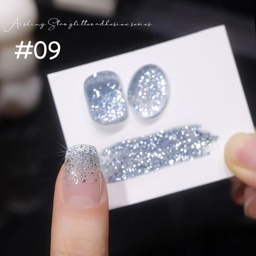 1-12pcs WS Carnival Party Broken Diamonds Nail Gel Polish Summer New Super Flash Quick Dry Long Lasting Nail Art Nail Supplies