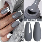 LILYCUTE 7ML Pink Glitter Nail Gel Polish Nude Natural Long Lasting Manicure Soak Off UV LED Nail Art Base Top Coat Gel Varnish