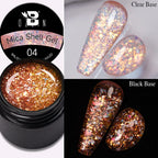 AWStorG 5ML Super Silver Metallic Gel Nail Polish Metal Effect Painting Gel Chromes Varnis Semi Permanent for Nail DIY