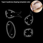 1PC Brow Mapping Ruler Eyebrow Shaping Ruler 1 Minute Fast Drawing Design Brow Easy Tool Microblading Permanent Makeup Stencils