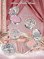 Flower Knows Swan Ballet Collection 6 Color Palette Embossed Blush Shine Lipstick Fairy Tale Ballet Makeup Gift Set