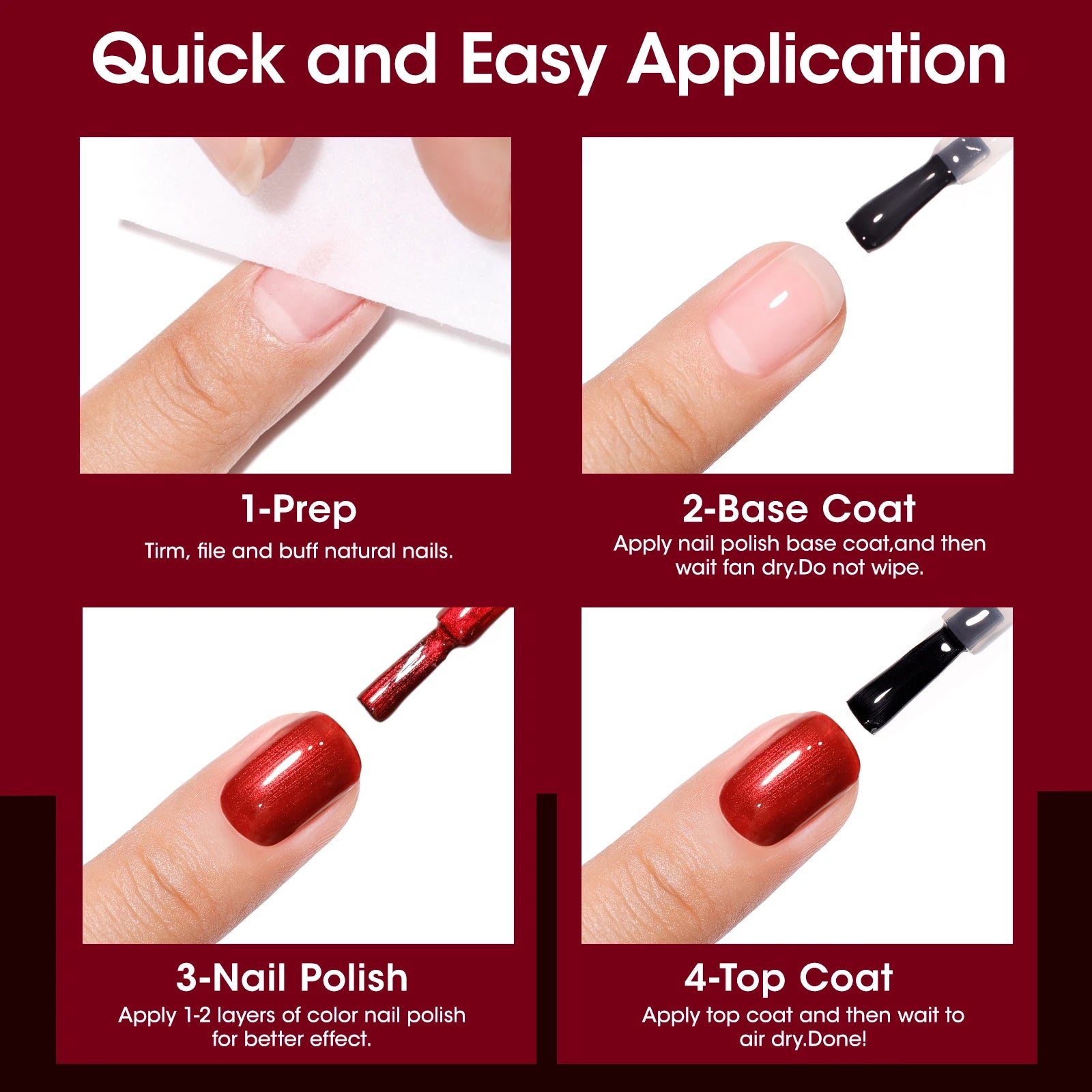 GELLEN Dark Red Jelly Transparent Gel Nail Polish Pink Skin 6pcs Set Quick Air Dry Autumn Winter Nails Polishes 10ml 2026 New