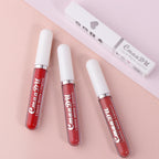 CmaaDu 1 Pcs Matte Lip Gloss Liquid Lipstick- Lip Stains with Long-Lasting Waterproof,  Adult Age Range, Red Tones Easy to Color