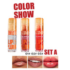 Duck Lip Plump Lip Oil Moisturizing Lip Gloss Mirror Water nature long-lasting  Gloss Gloss Pearl Lip Glaze Set