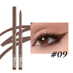 Waterproof Eyeliner Gel Pencil Gold Brown Lying Silkworm Pen Soft Easy Wear High Pigment Matte Eyeliner Lasting Shiny Eye Makeup