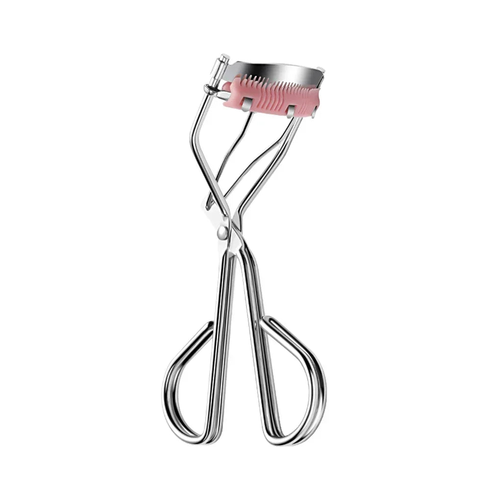 1PC Lady Professional Stainless Steel Eyelash Curler with Comb Tweezers Curling Eyelash Clip Cosmetic Eye Makeup Beauty Tools