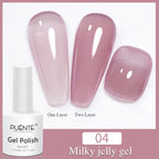 PUENTE 7.5ML Sparkling Pinkish Purple Laser Cat Magnetic Gel Nail Polish Holographic Rainbow Effect Soak Off UV Nail Art Varnish