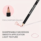 6-Color Waterproof Matte Lip Liner - Long-Lasting, Non-Transfer Formula, Matte Finish, 6 Versatile Shades
