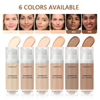 15ml Full Coverage Liquid Foundation,Foundation Effective Concealer Waterproof Sweat-resistant Makeup Professional Cosmetics