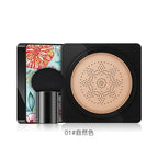 Waterproof BB Cream Mushroom Head Air Cushion CC Cream Moisturizing Matte Full Coverage Acne Scars Brighten Skin Tone Cosmetics