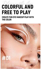 Colorful Eyeliner Stamp Triangle Dual-ended Liquid Eyeliner Waterproof Sweat-proof Quick Dry Eyeliner Makeup Seal Tool Cosmetics