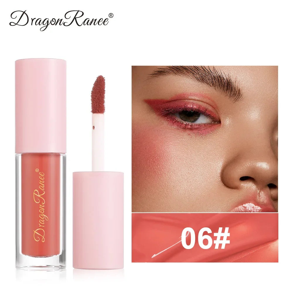 1/3Pc Mini Matte Liquid Blush 8Color Velvet Blusher Orange Peach Face Rouge Lasting Beauty Natural Cheek Tint Cream Blush Makeup
