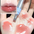 Metal Head Ice Diamond Essence Lip Tint Mirror Water Light Glass Lip Gloss Reduce Lip Wrinkles Moisturizer Lips Pluming Care