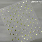 1PC 5D Korean Bronzing Nail Stickers Japanese Gold Silver Star Moon Luxury DIY Nail Art Decoration Decals Manicure Accessories