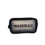 Portable Cosmetic Bag Large Capacity Dust Proof Make Up Storage Handbags PVC Fashion Transparent Travel Bags