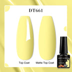 MEET ACROSS 7ml Red Blue Green Metallic Gel Nail Polish Super Bright Mirror Effect Semi Permanent LED UV Gel Nail Art Varnish