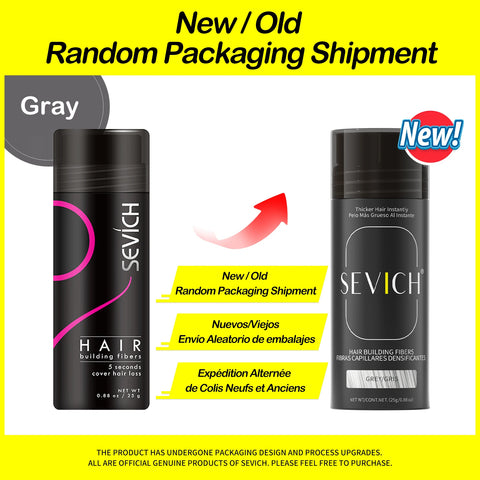 Sevich 25g hair building fibers powder hair loss products bald extension thicken hair spray jar keratin