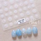 3D Nail Art Stickers  Translucence Moon/Star/Cloud Ultra-thin Nail Decals 3d Self-Adhesive White Cloud Moon Star Kawaii Sliders