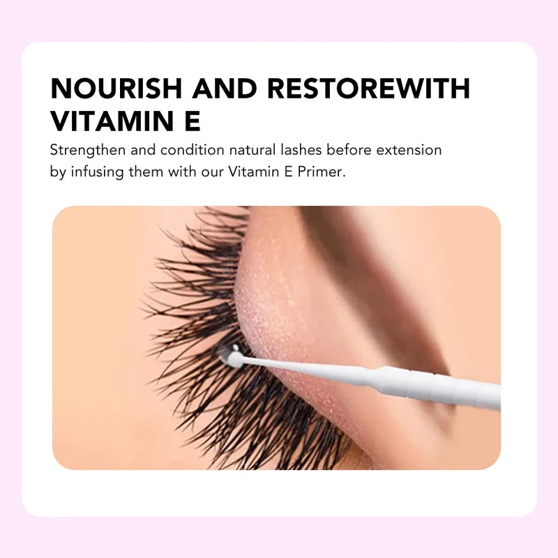 DIYDAY Eyelash Glue Primer for Natural Lashes, Deep Cleansing Oil-Free Prep Adhesive Primer for Eyelash Extension